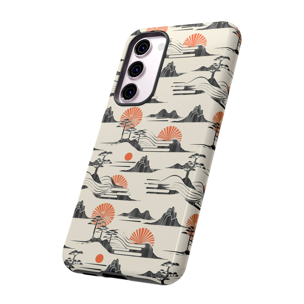 Japanese Pattern Phone Case – Elegant & Timeless Design for Your Phone 022