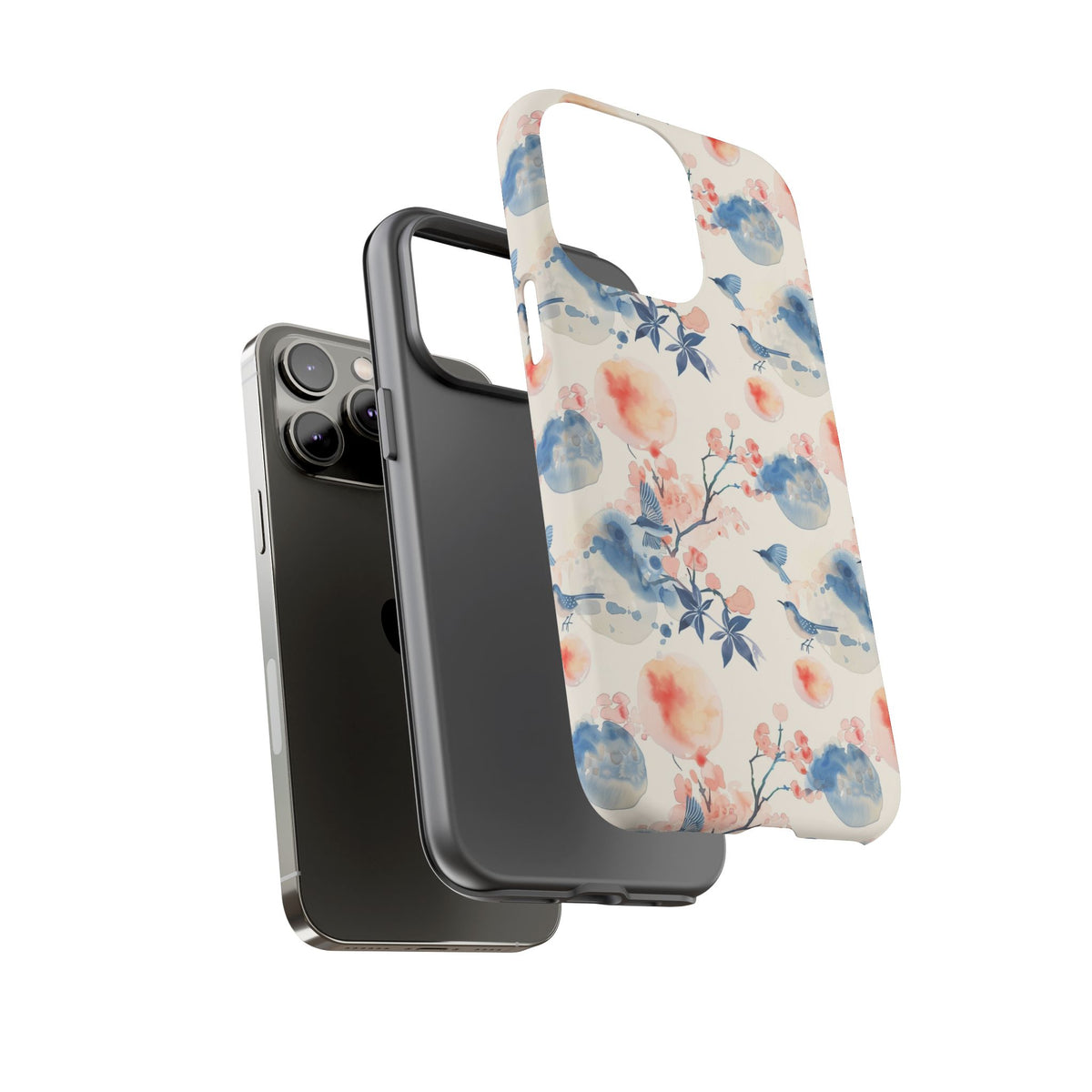 Japanese Pattern Phone Case – Elegant & Timeless Design for Your Phone 083