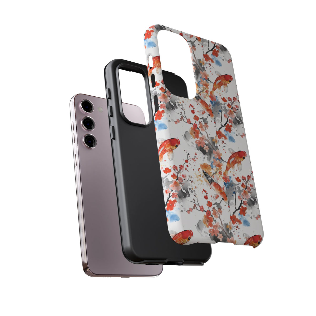 Japanese Pattern Phone Case – Elegant & Timeless Design for Your Phone 035