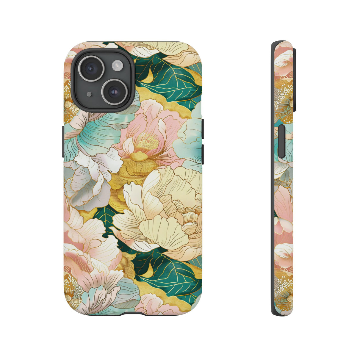 Japanese Blossom Asian Floral Design Phone Case – Elegant Floral Phone Cover