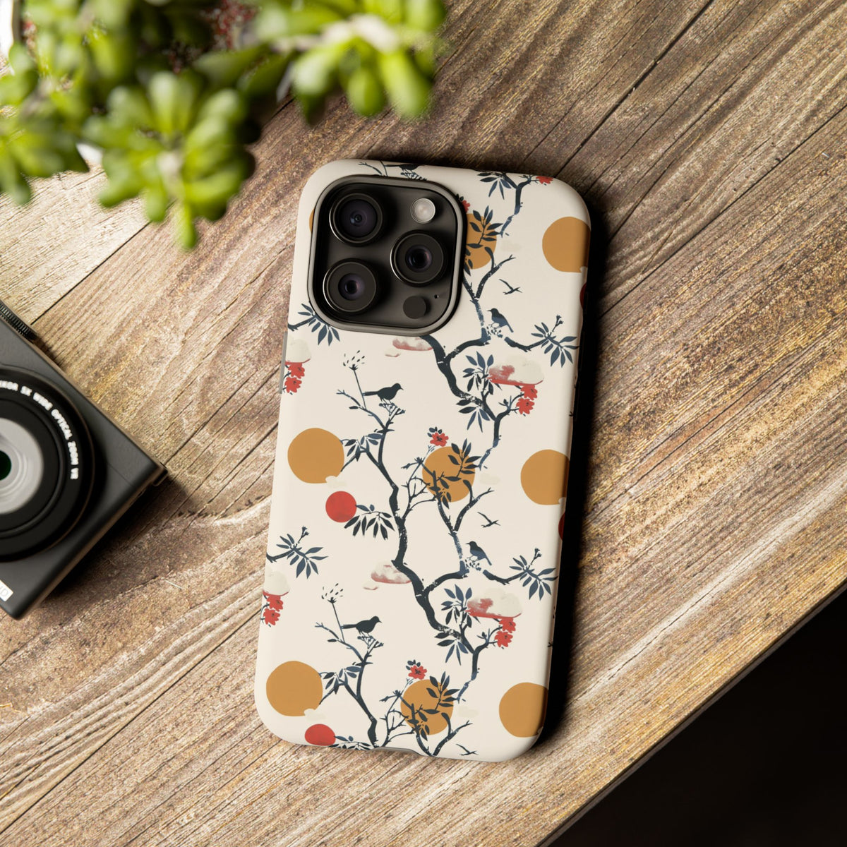 Japanese Pattern Phone Case – Elegant & Timeless Design for Your Phone 054