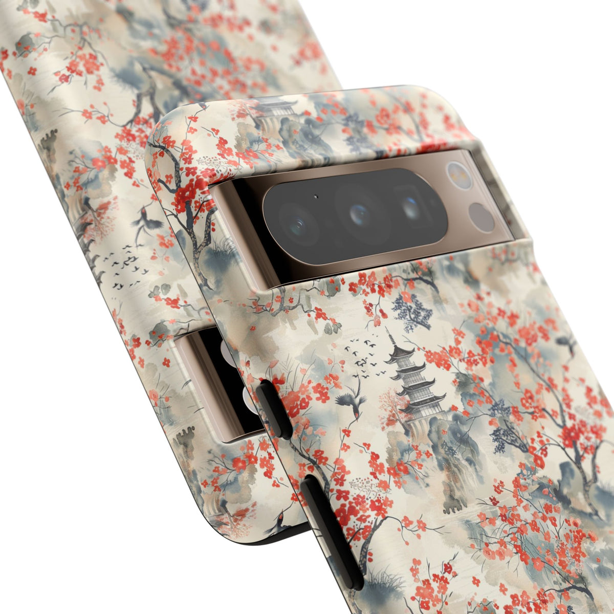 Japanese Style Pattern Phone Case - Elegant & Protective Cover