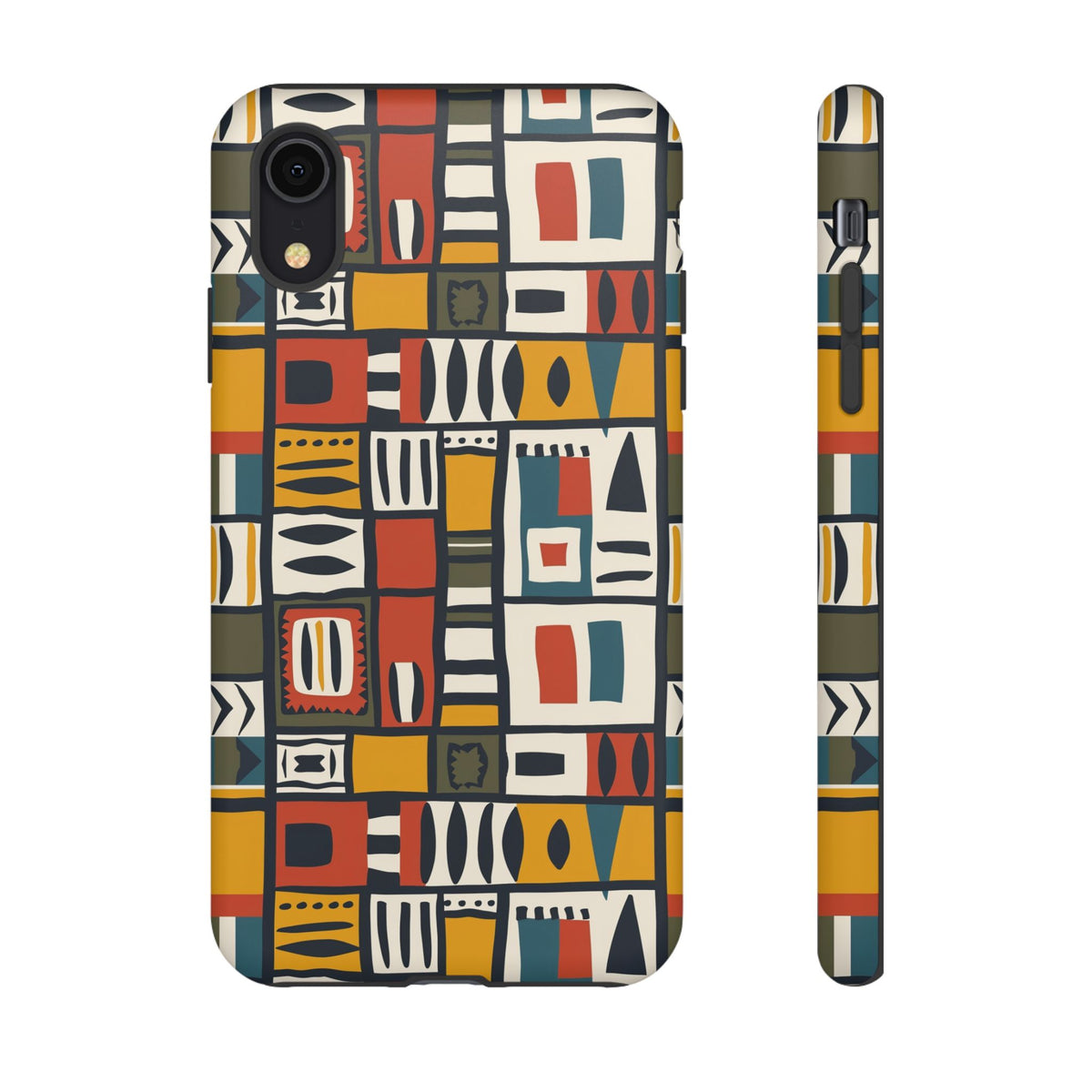 Stylish African Pattern Phone Case – Unique and Vibrant Protection 013