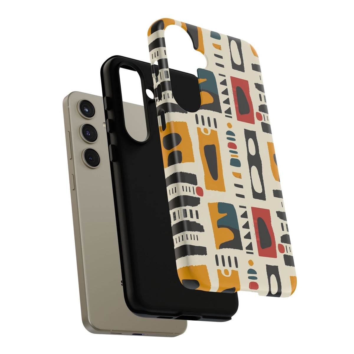 Stylish African Pattern Phone Case – Unique and Vibrant Protection 260