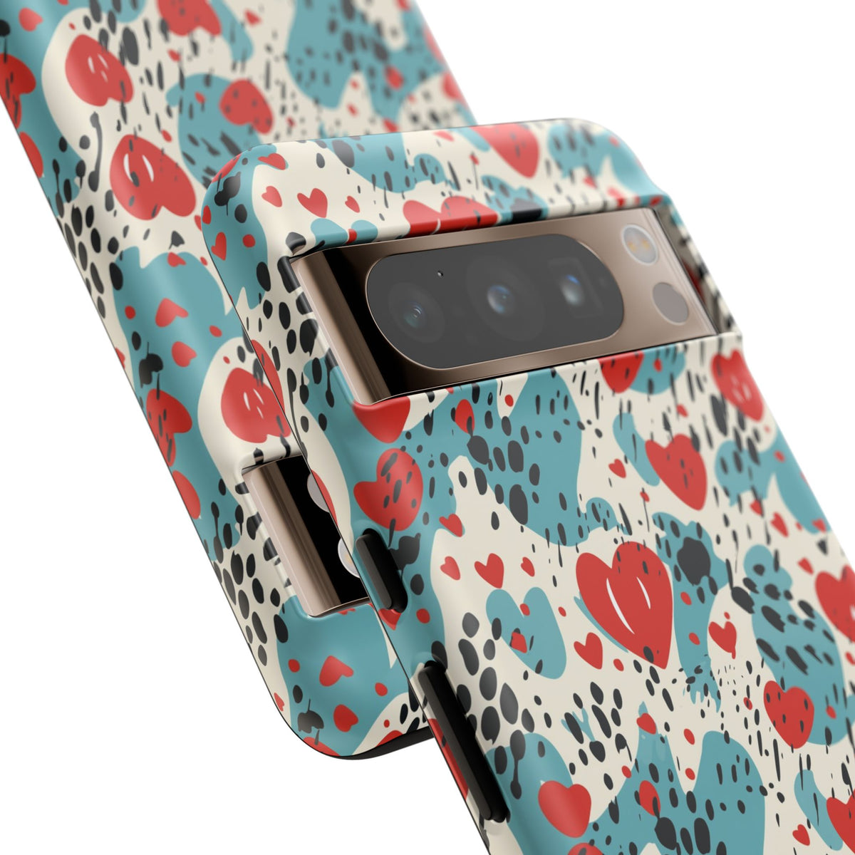 Heart Pattern Phone Case – Stylish & Loving Design for Your Device 822