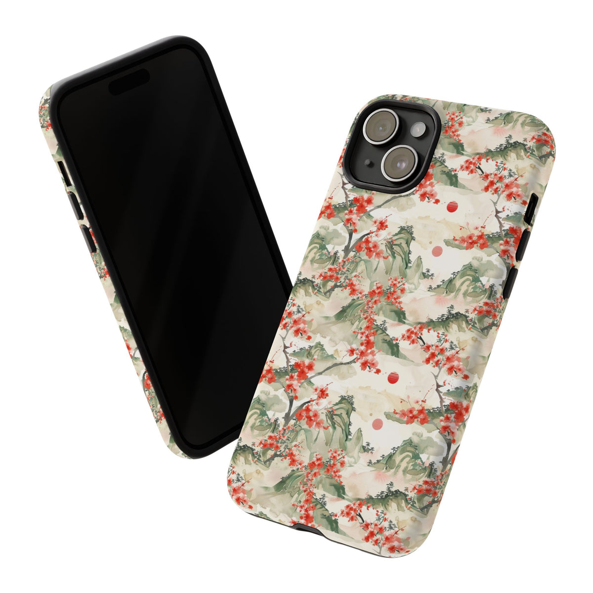 Japanese Pattern Phone Case – Elegant & Timeless Design for Your Phone 089