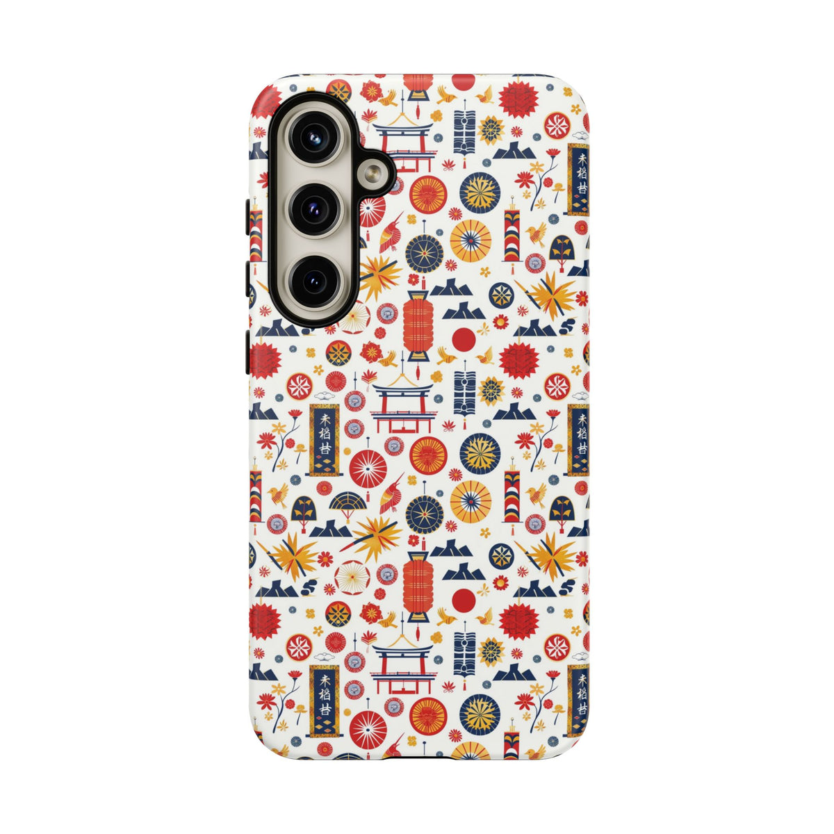 Japanese Pattern Phone Case – Elegant & Timeless Design for Your Phone 118