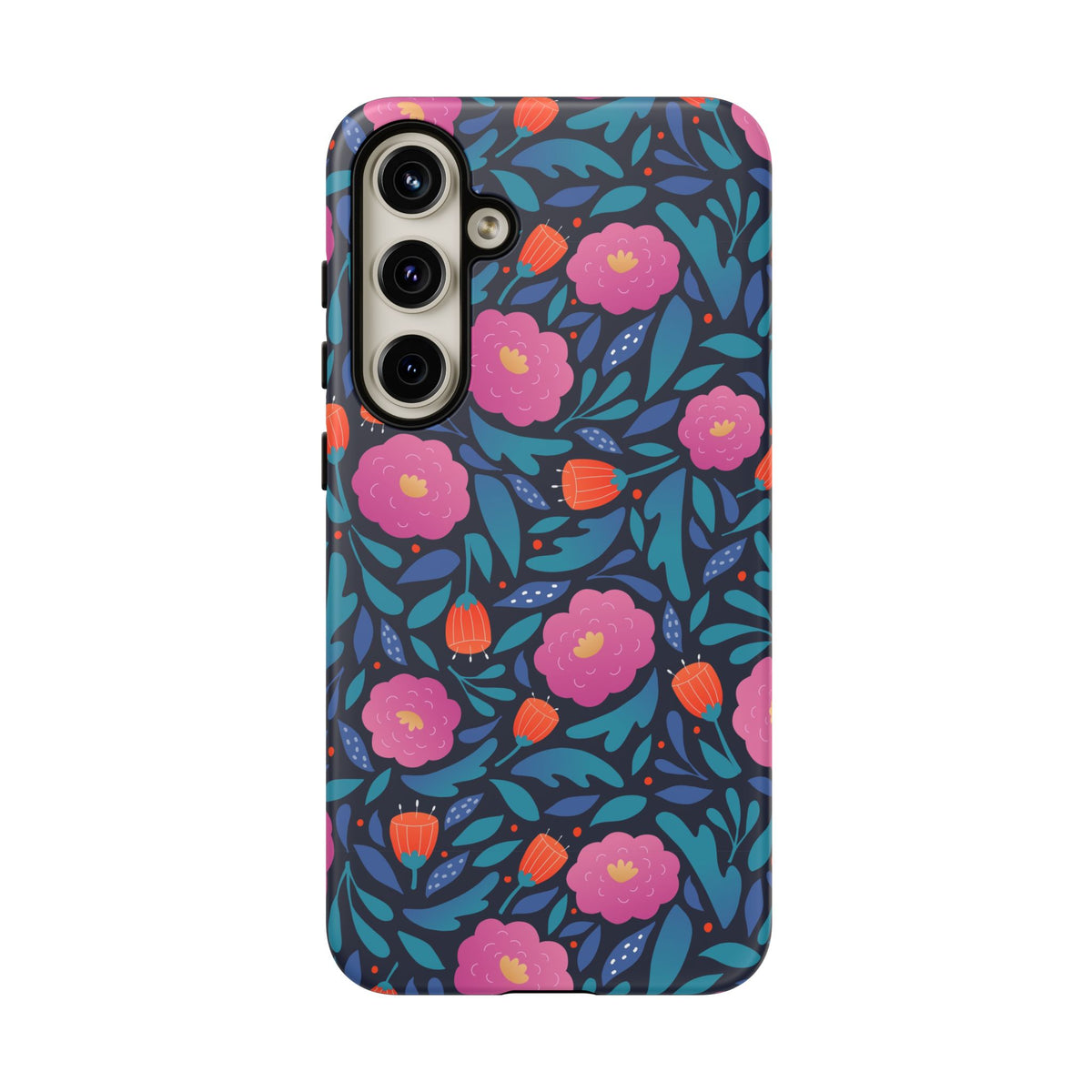 Colorful Little Flower Design Phone Case – Bright and Cheerful Floral Phone Cover 2