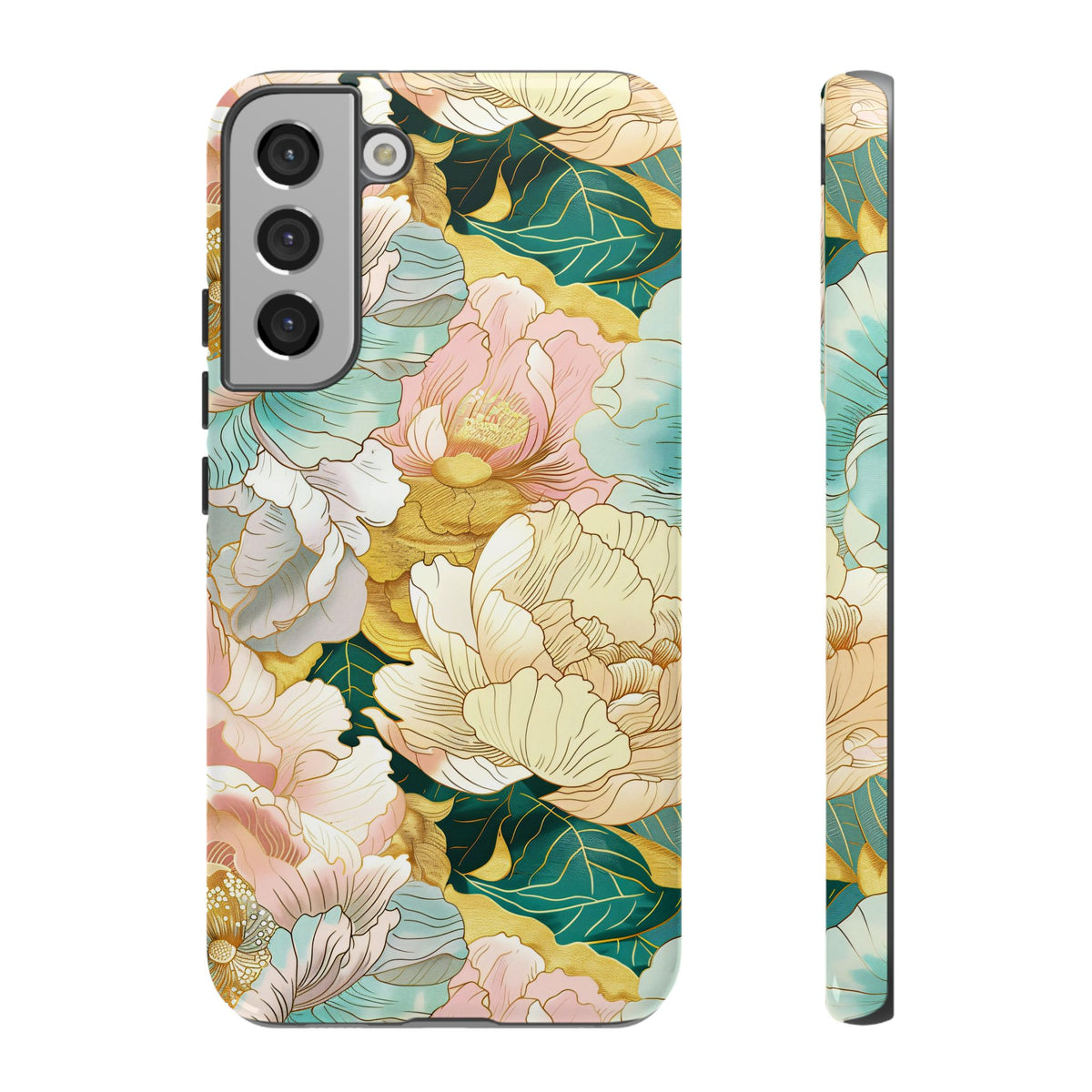 Japanese Blossom Asian Floral Design Phone Case – Elegant Floral Phone Cover