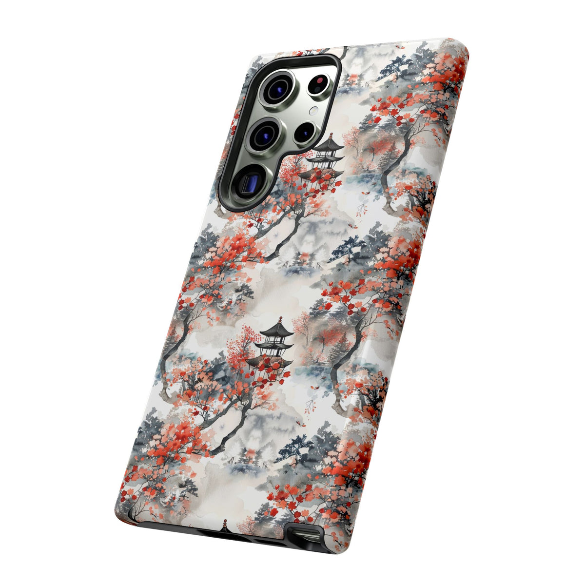 Japanese Pattern Phone Case – Elegant & Timeless Design for Your Phone 096