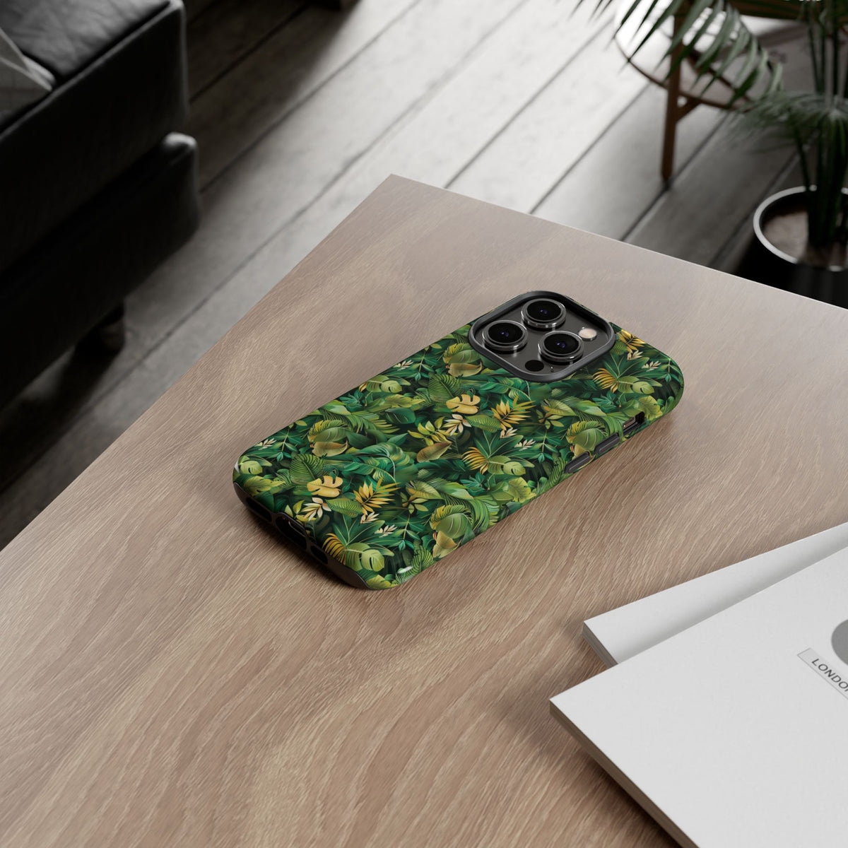 Jungle Pattern Phone Case – Exotic & Lush Design for Your Phone 330