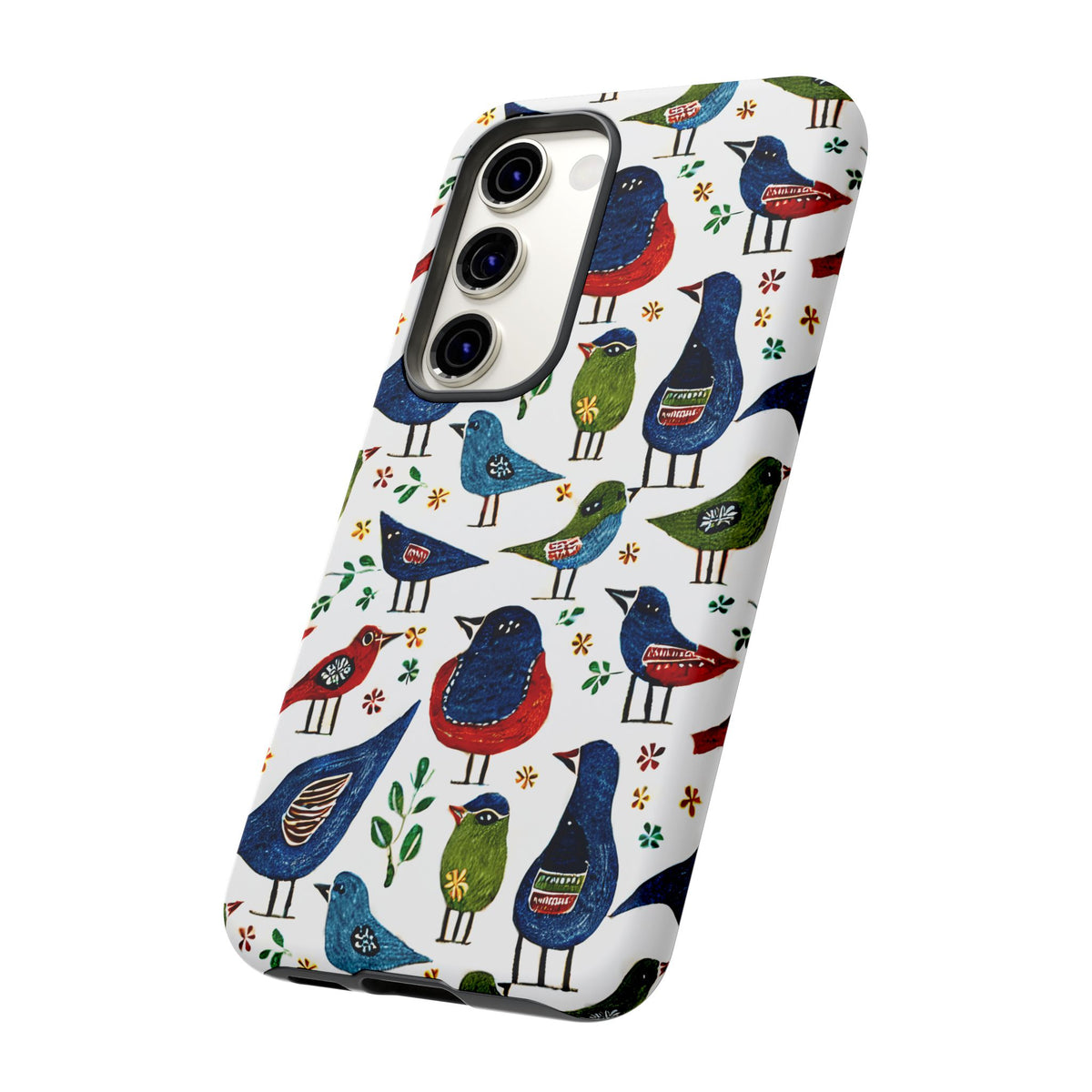 Birds Seamless Pattern Phone Case – Elegant and Timeless Avian Design 12