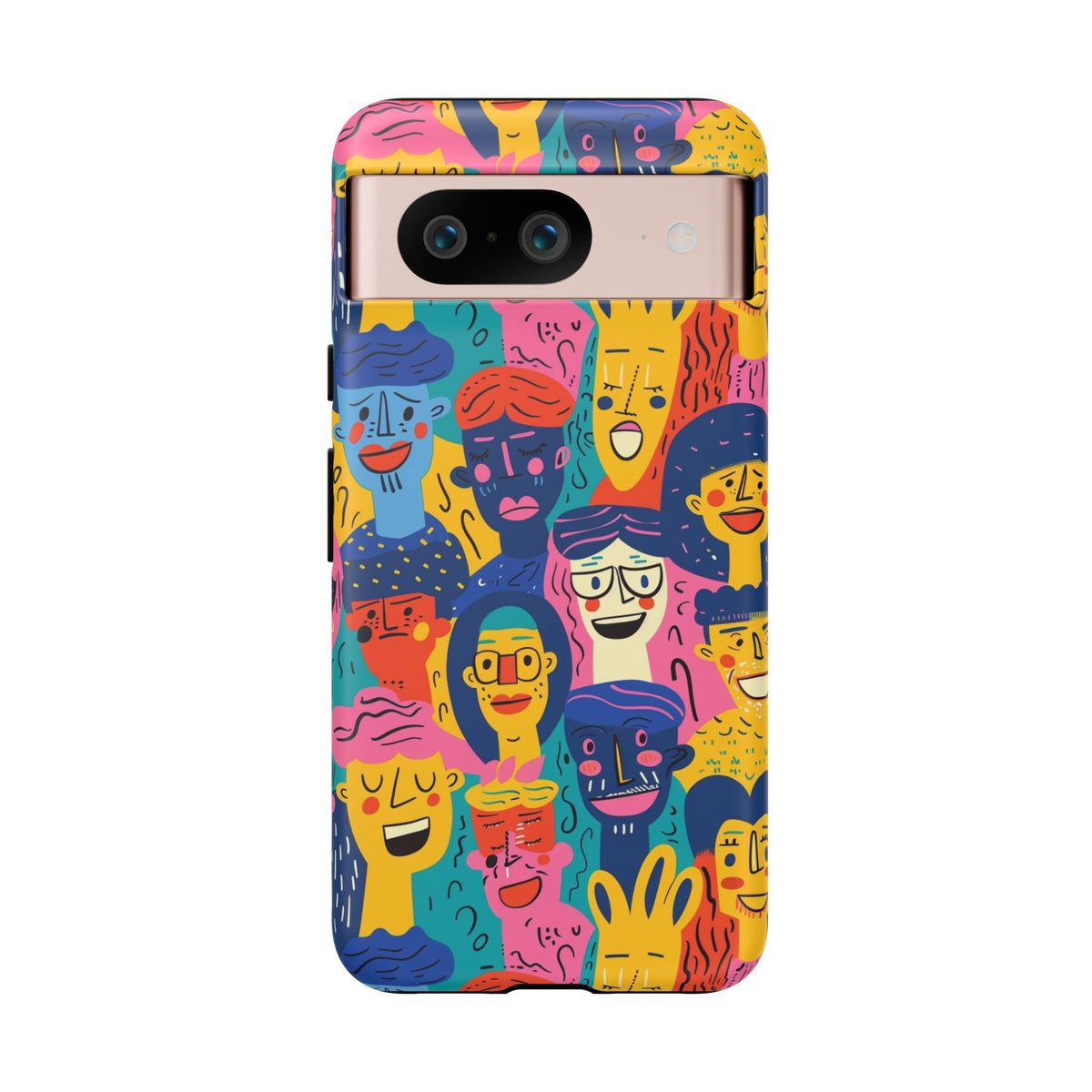 Happy Faces Phone Case – Joyful and Cheerful Design for a Bright Look 6