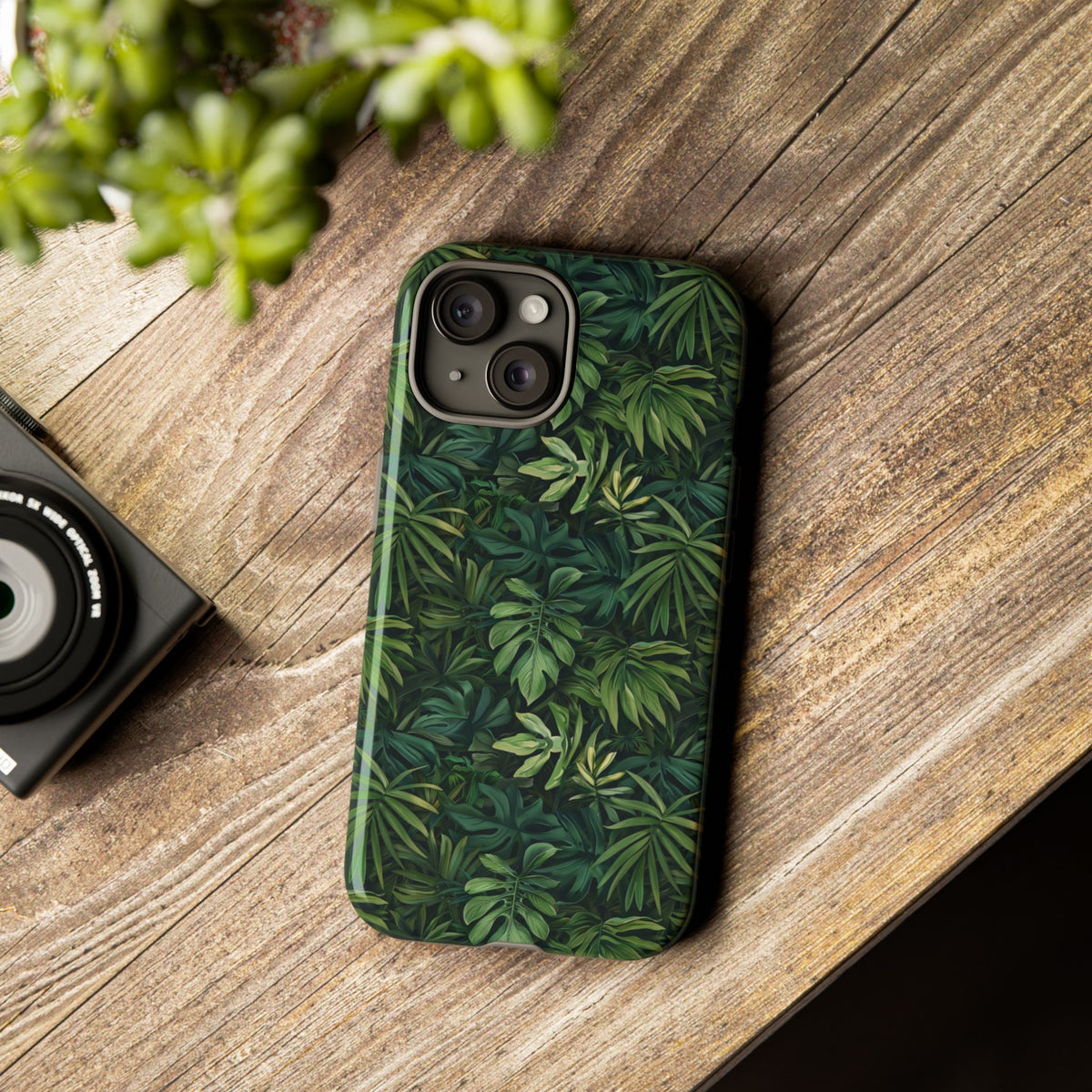 Jungle Pattern Phone Case – Exotic & Lush Design for Your Phone 322