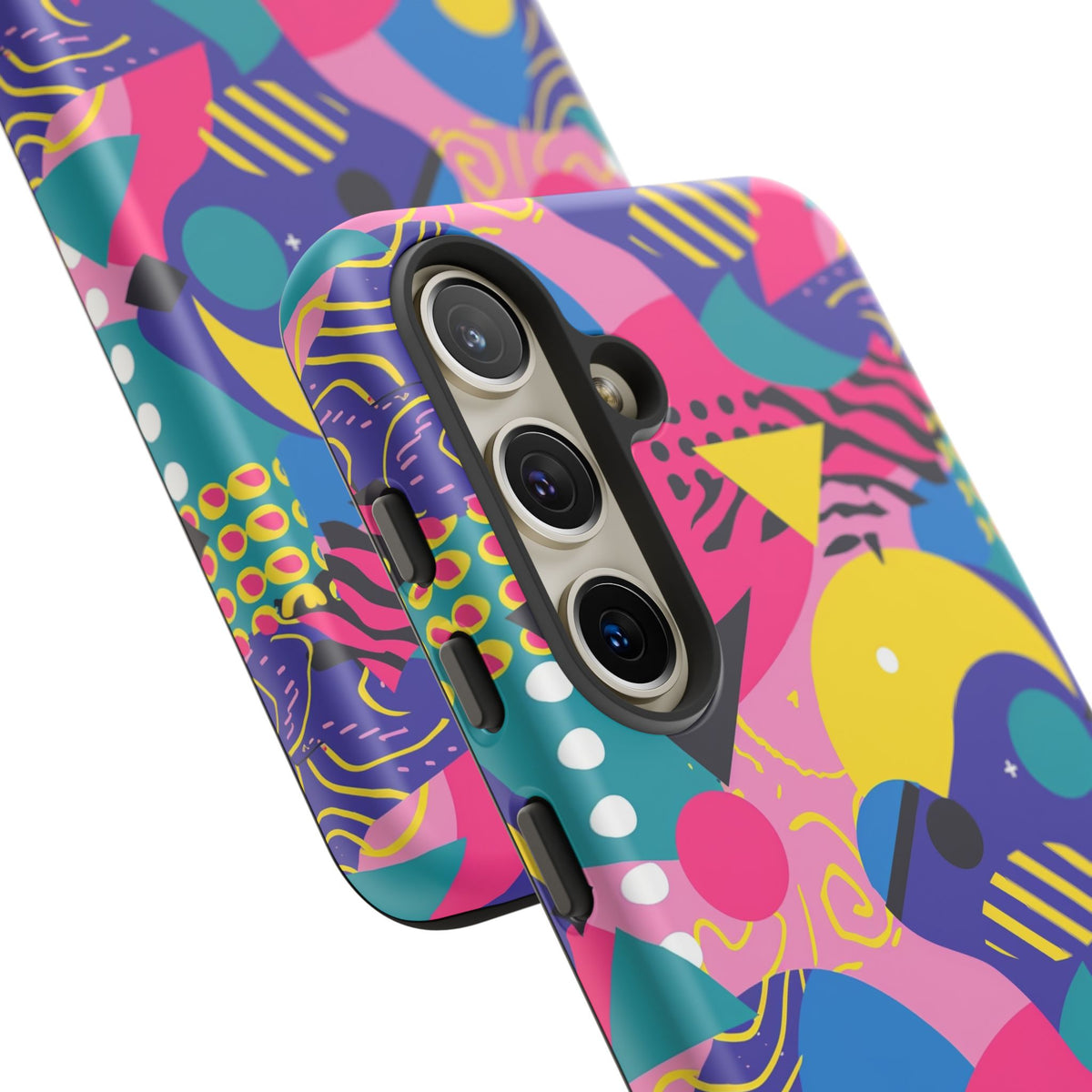 90s Themed Seamless Pattern Phone Case – Embrace Retro Style and Protection 283