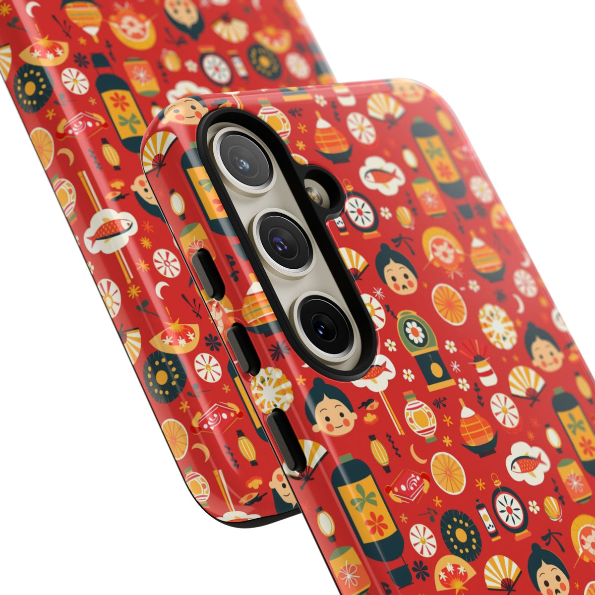 Japanese Pattern Phone Case – Elegant & Timeless Design for Your Phone 087