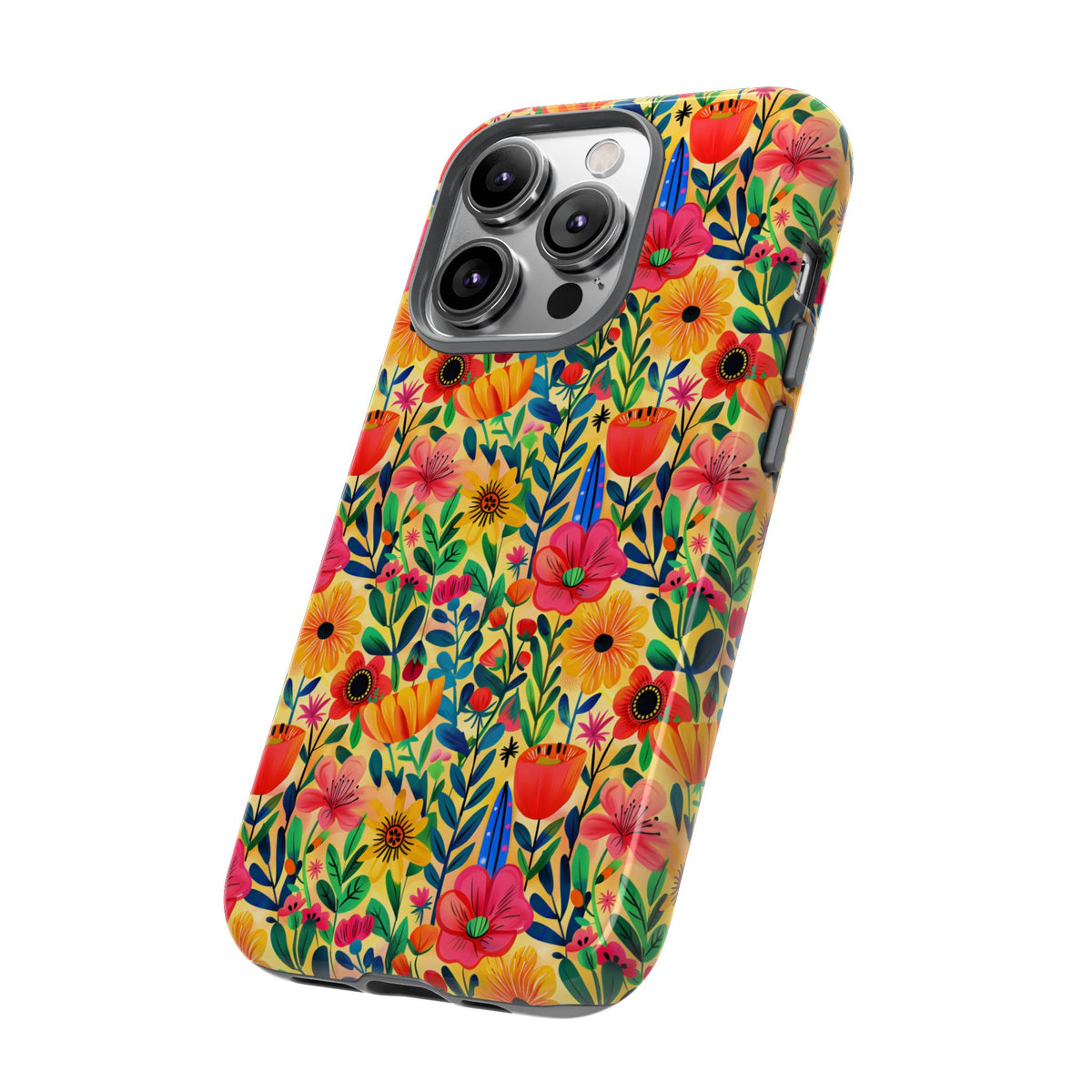 Frida Kahlo's Flower Phone Case – Artistic Elegance for Your Phone 7