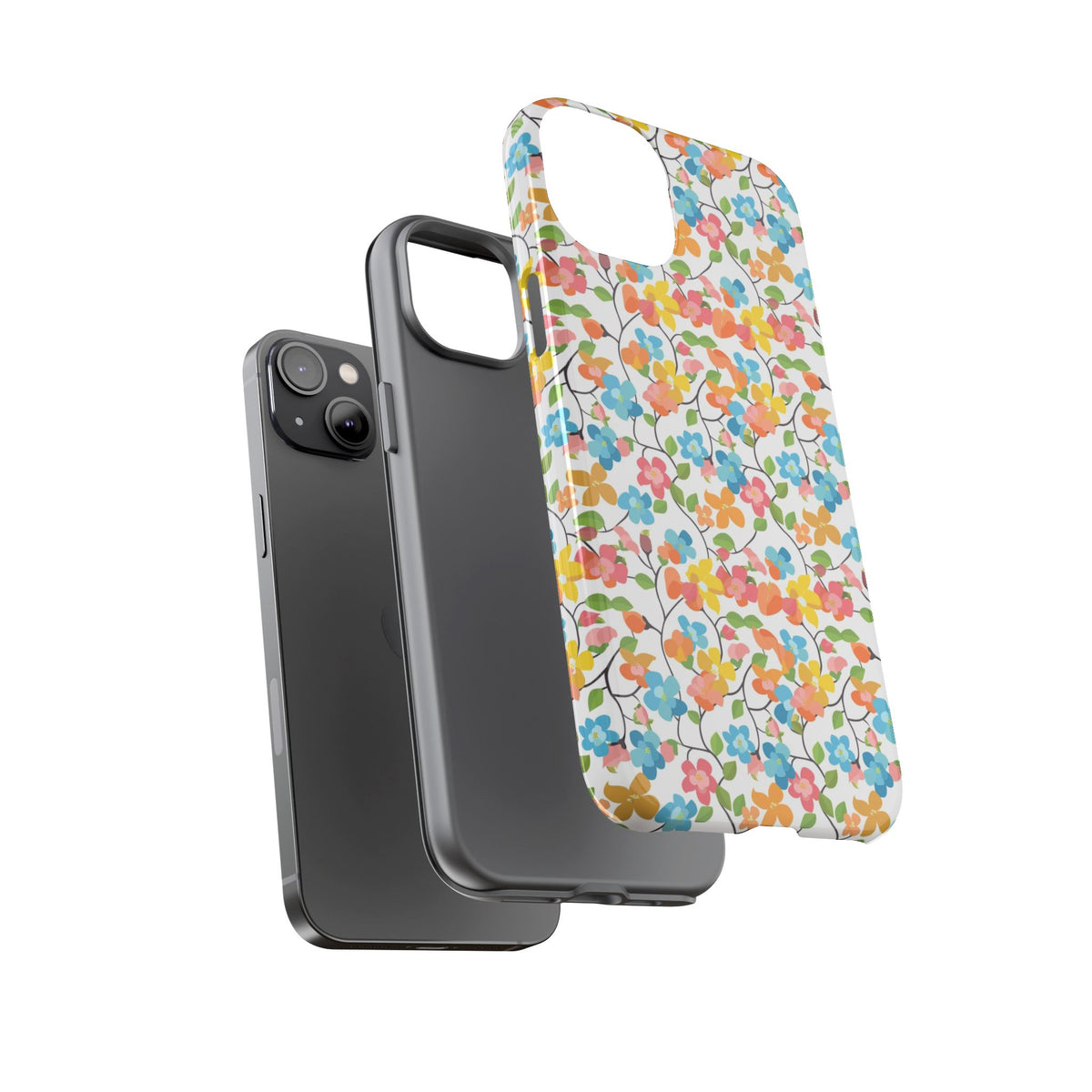 Spring Pattern Phone Case – Fresh & Vibrant Design for Your Phone 407