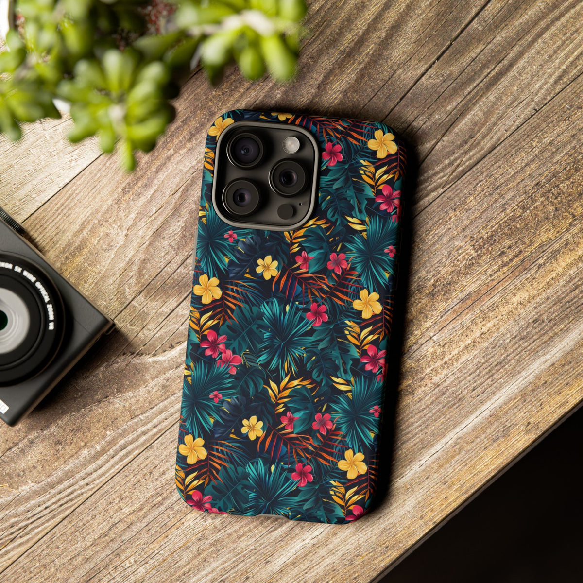 Jungle Pattern Phone Case – Exotic & Lush Design for Your Phone 327