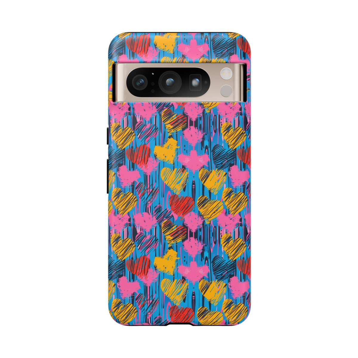 Heart Pattern Phone Case – Stylish & Loving Design for Your Device 262