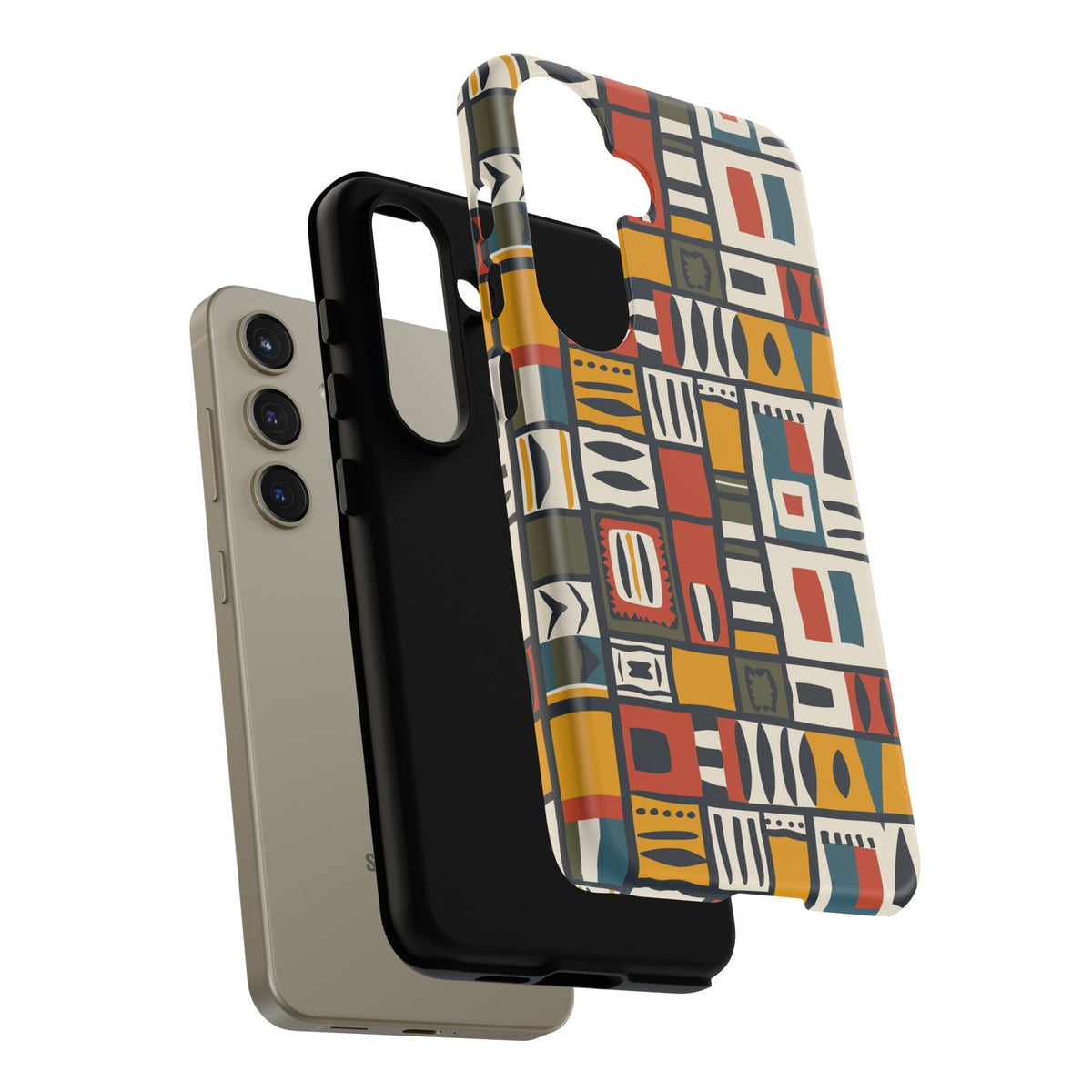 Stylish African Pattern Phone Case – Unique and Vibrant Protection 013