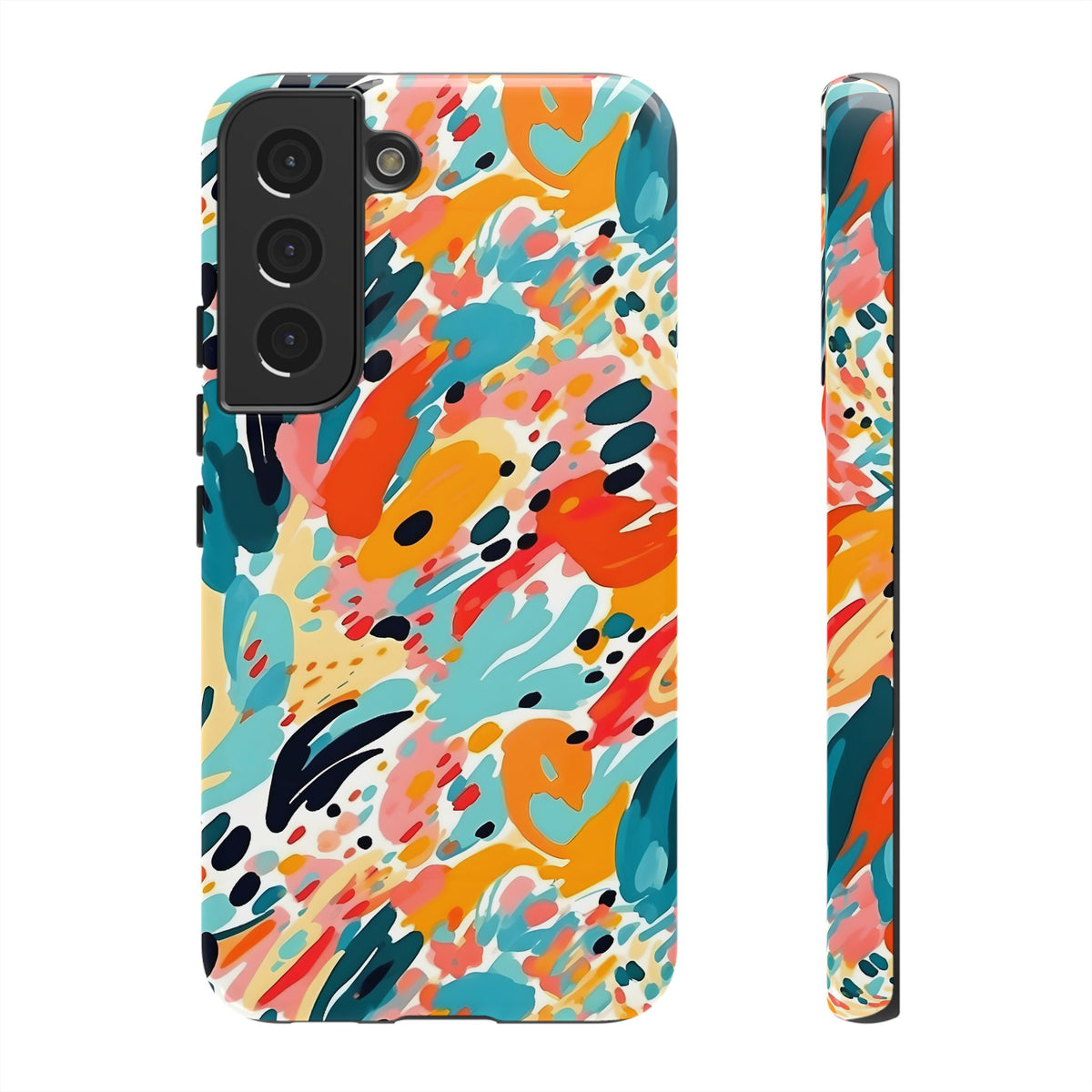 Abstract Painting Design Phone Case – Modern Art-Inspired Phone Cover 7