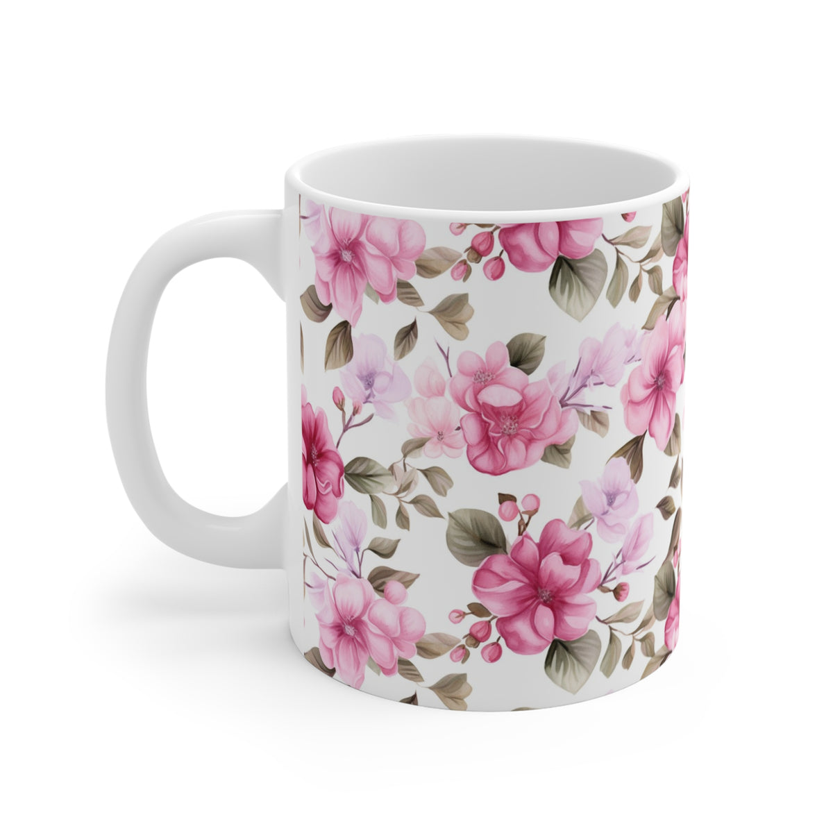 Various Watercolor Design All Over Coffee Mug – Unique Artistic Ceramic Coffee Cup 511