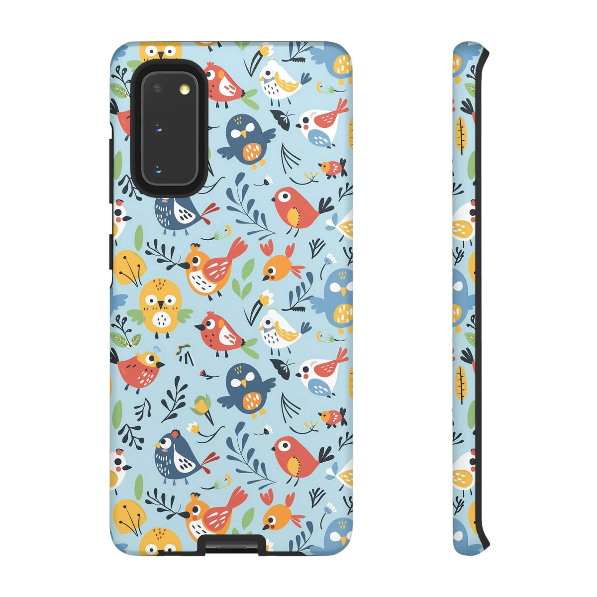 Birds Seamless Pattern Phone Case – Elegant and Timeless Avian Design 7