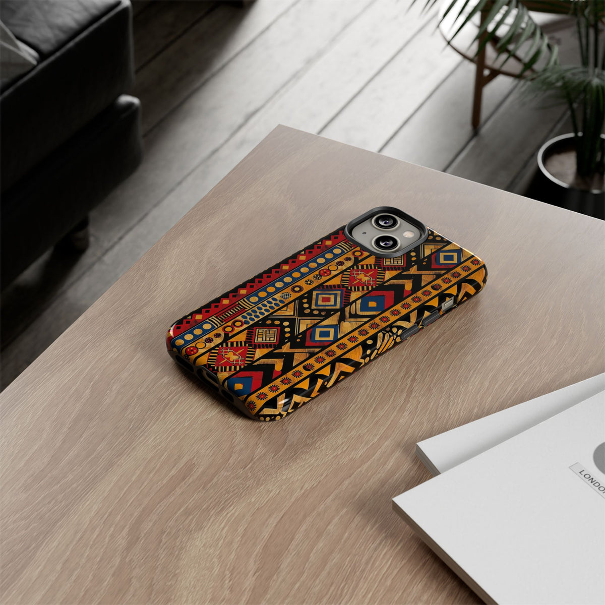 Stylish African Pattern Phone Case – Unique and Vibrant Protection 148