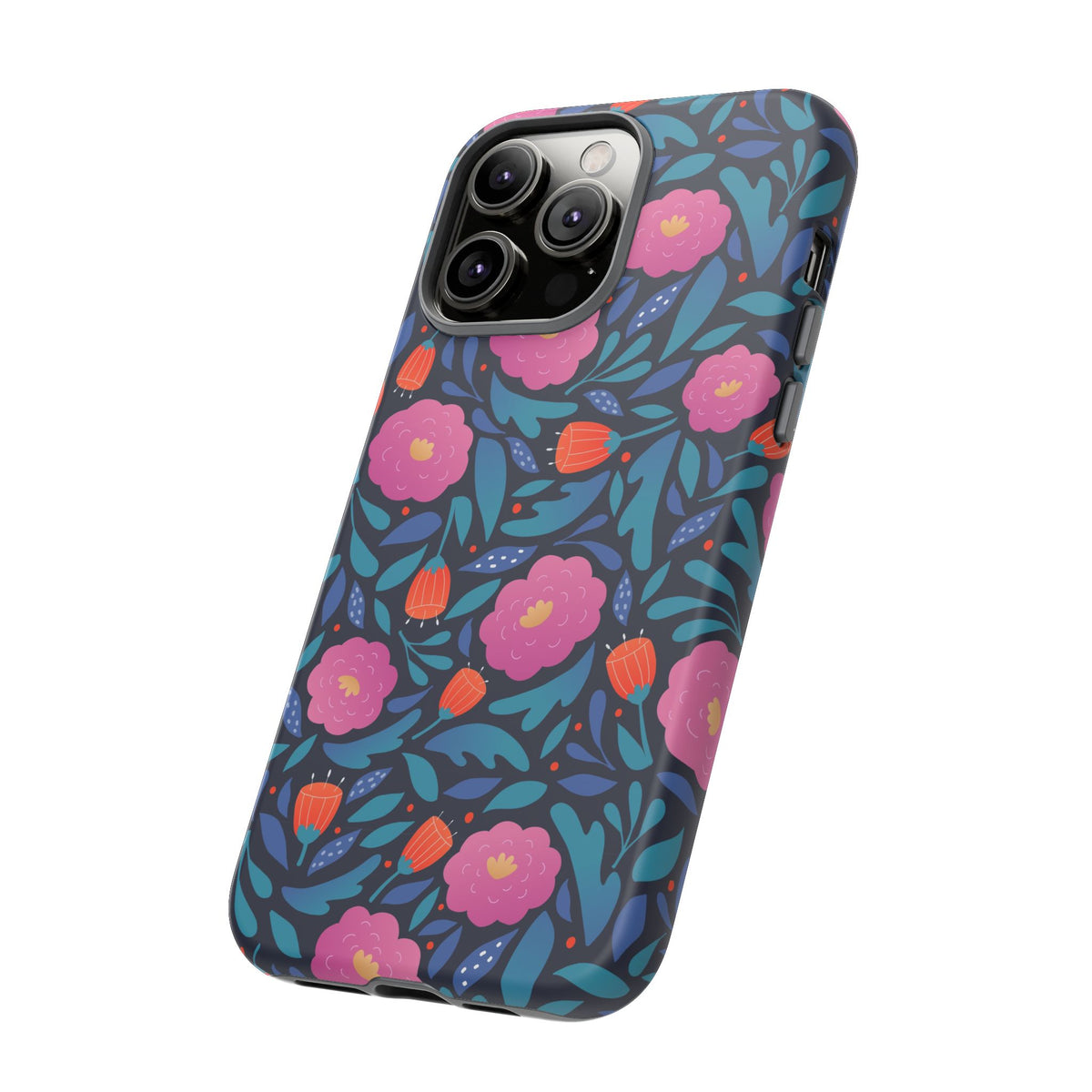 Colorful Little Flower Design Phone Case – Bright and Cheerful Floral Phone Cover 2