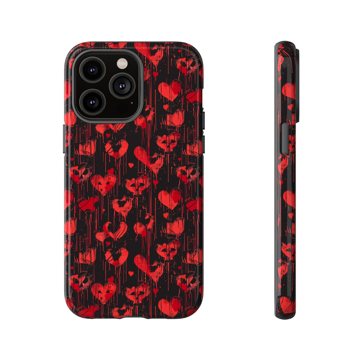 Heart Pattern Phone Case – Stylish & Loving Design for Your Device 825