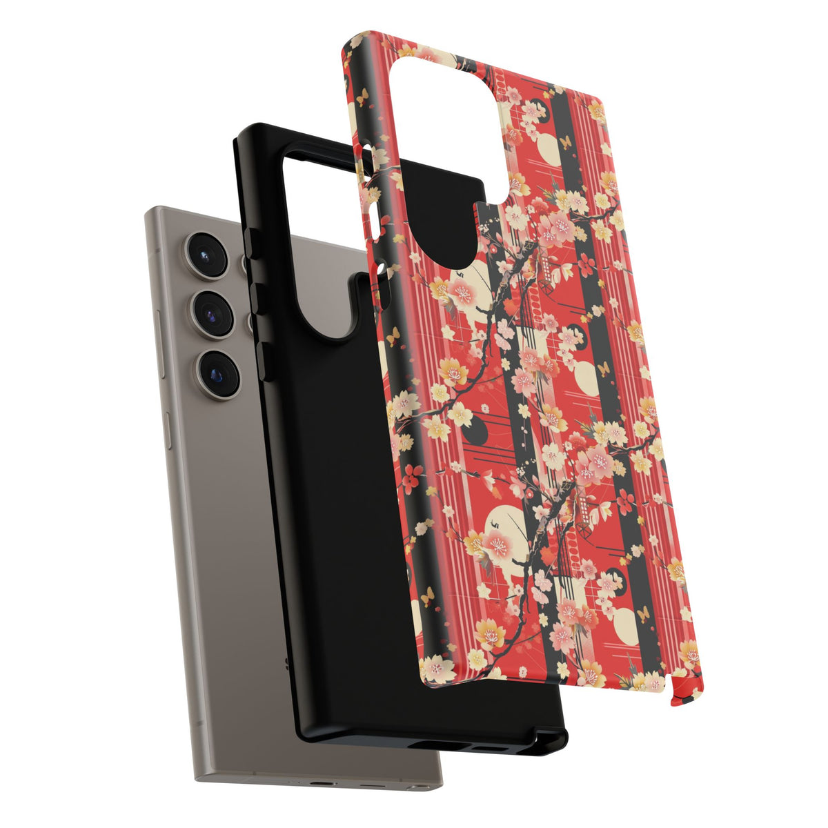 Japanese Pattern Phone Case – Elegant & Timeless Design for Your Phone 026