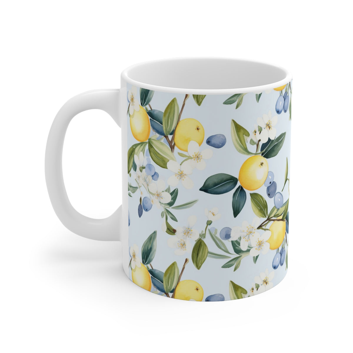 Various Watercolor Design All Over Coffee Mug – Unique Artistic Ceramic Coffee Cup 861