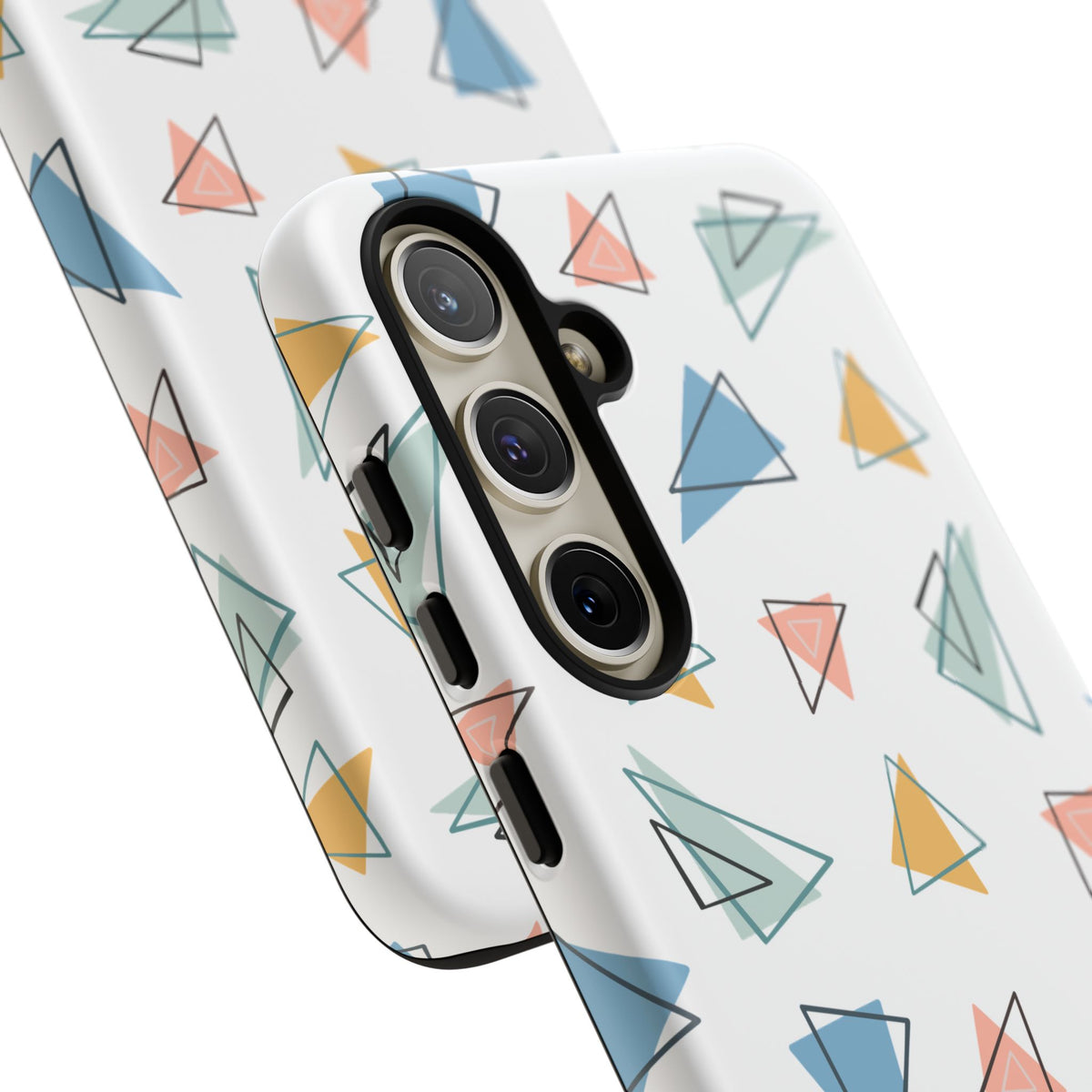 Triangle Pattern Phone Case – Modern & Durable Geometric Design