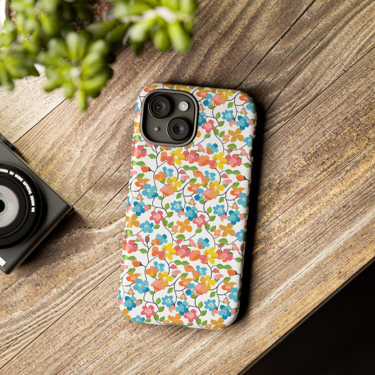 Spring Pattern Phone Case – Fresh & Vibrant Design for Your Phone 407