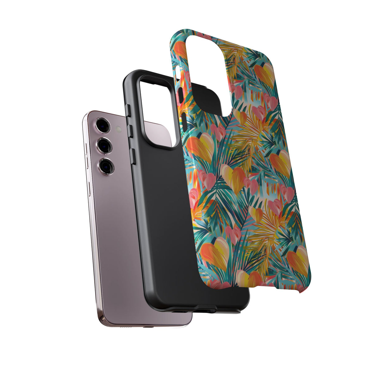 Heart Pattern Phone Case – Stylish & Loving Design for Your Device 824