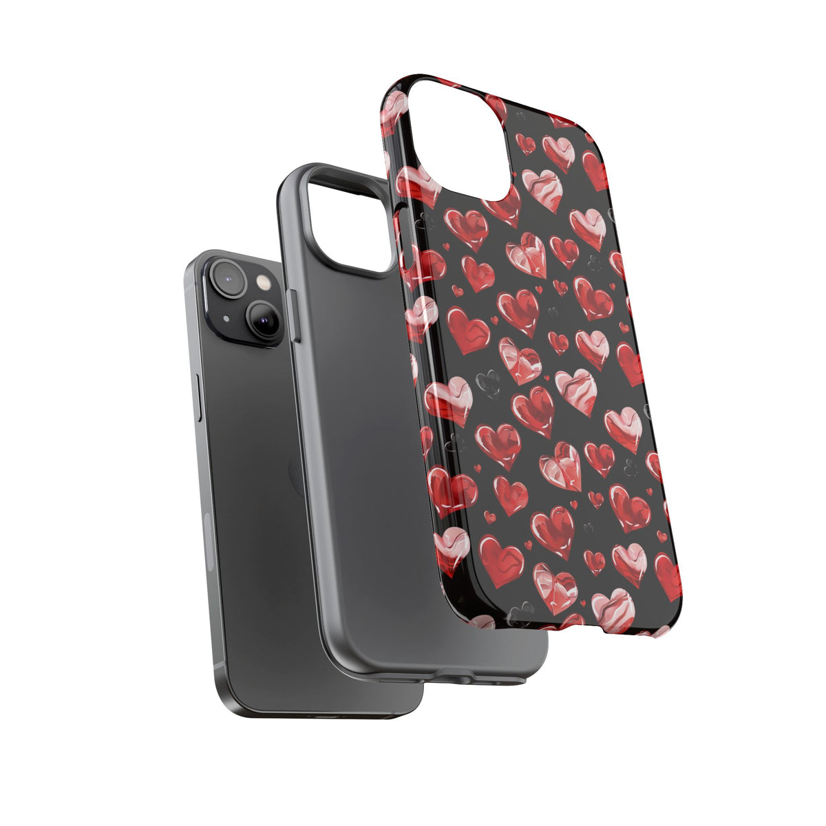 Heart Pattern Phone Case – Stylish & Loving Design for Your Device 365