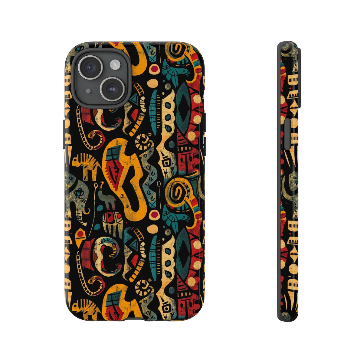 Stylish African Pattern Phone Case – Unique and Vibrant Protection 153