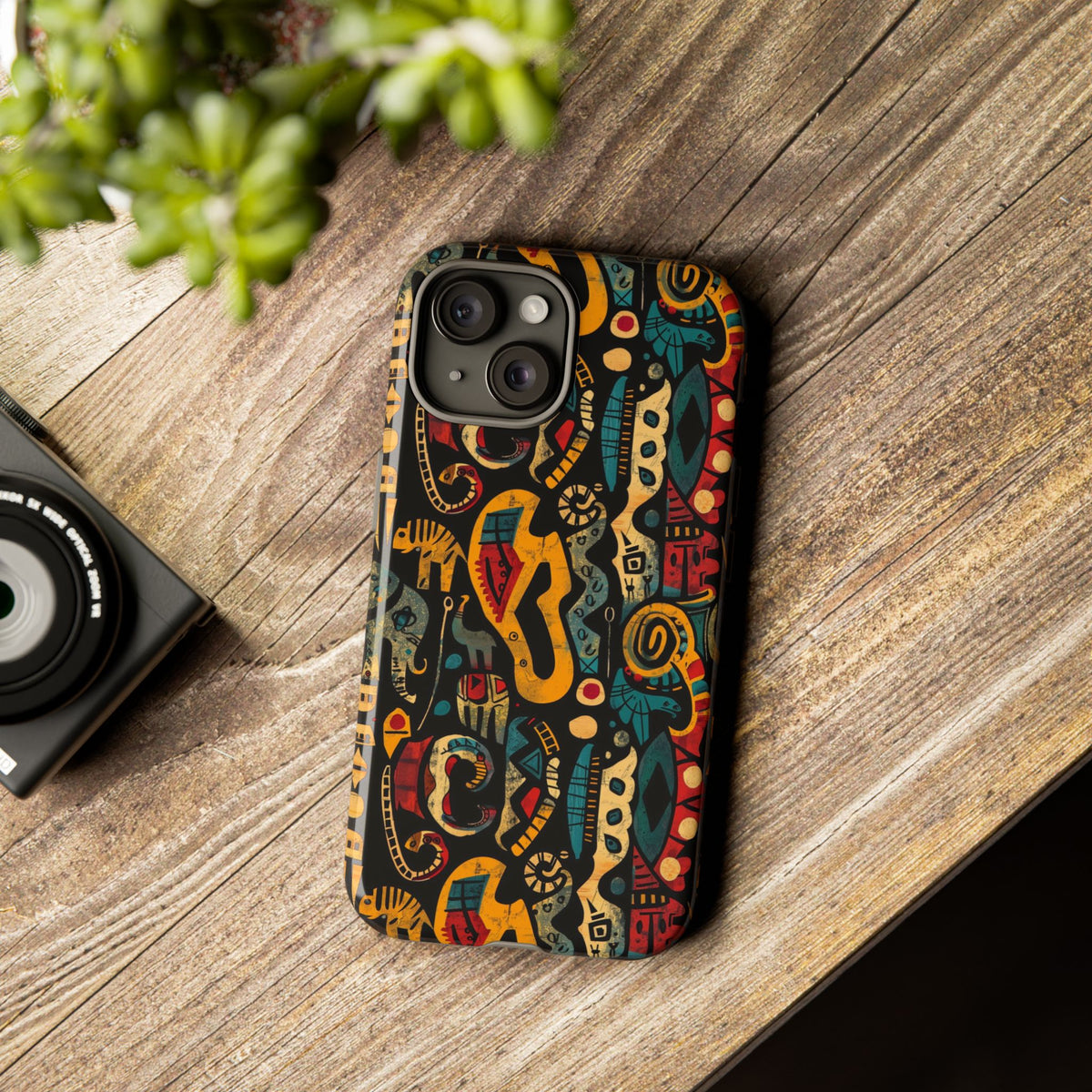 Stylish African Pattern Phone Case – Unique and Vibrant Protection 153