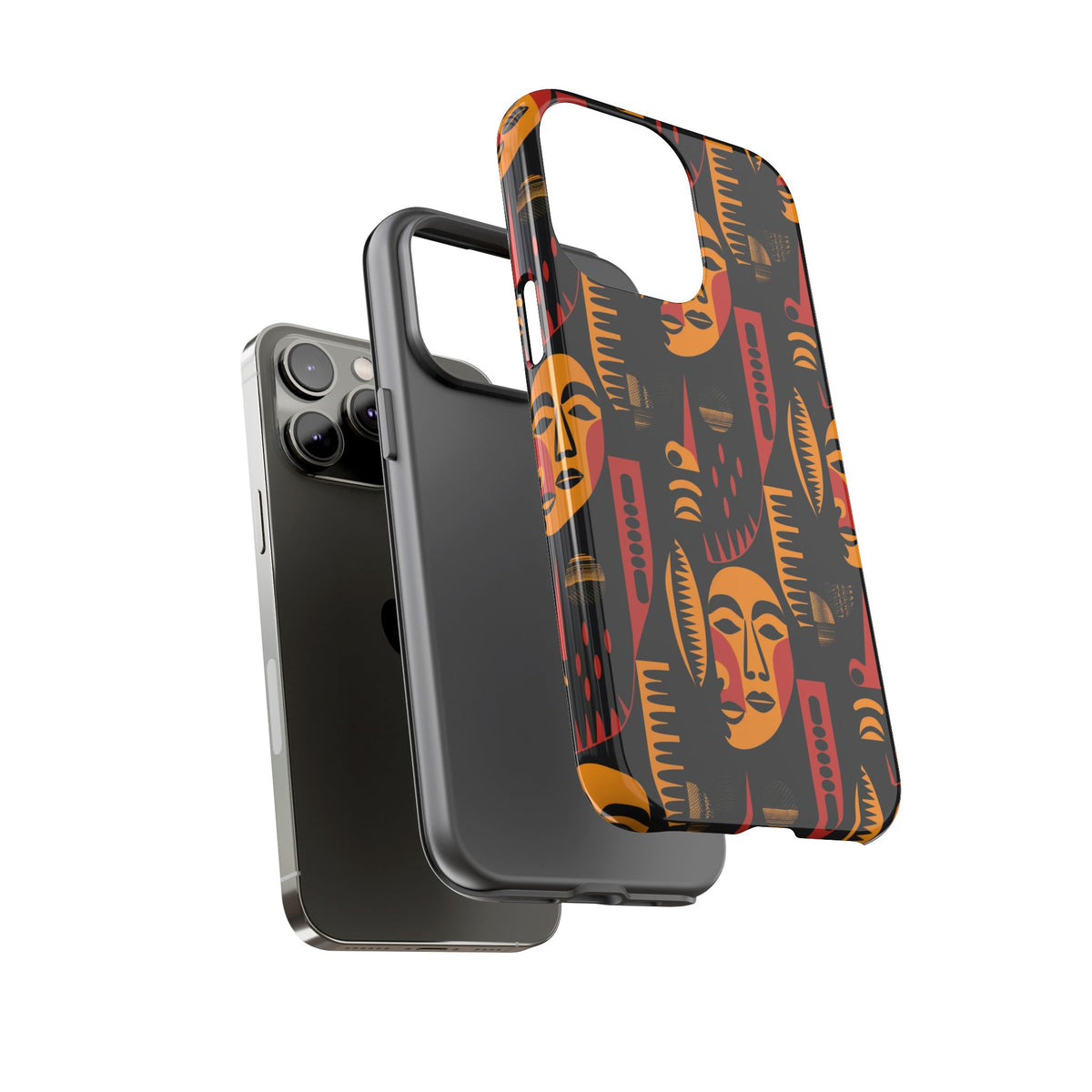 Stylish African Pattern Phone Case – Unique and Vibrant Protection 203