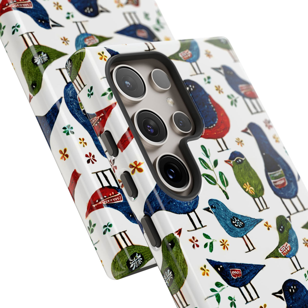 Birds Seamless Pattern Phone Case – Elegant and Timeless Avian Design 12