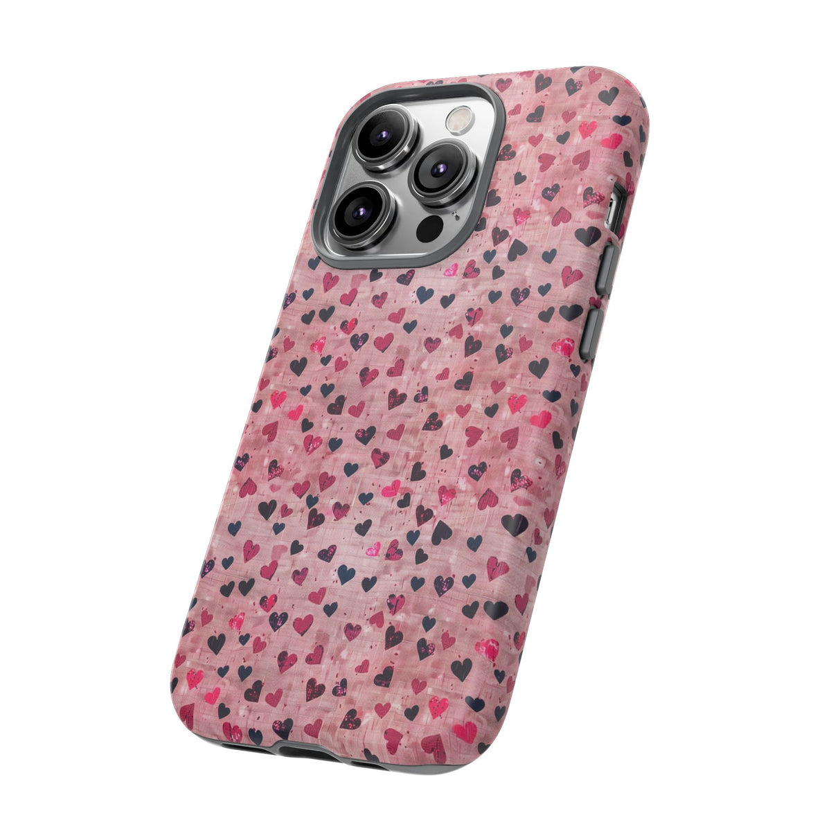 Heart Pattern Phone Case – Stylish & Loving Design for Your Device 229