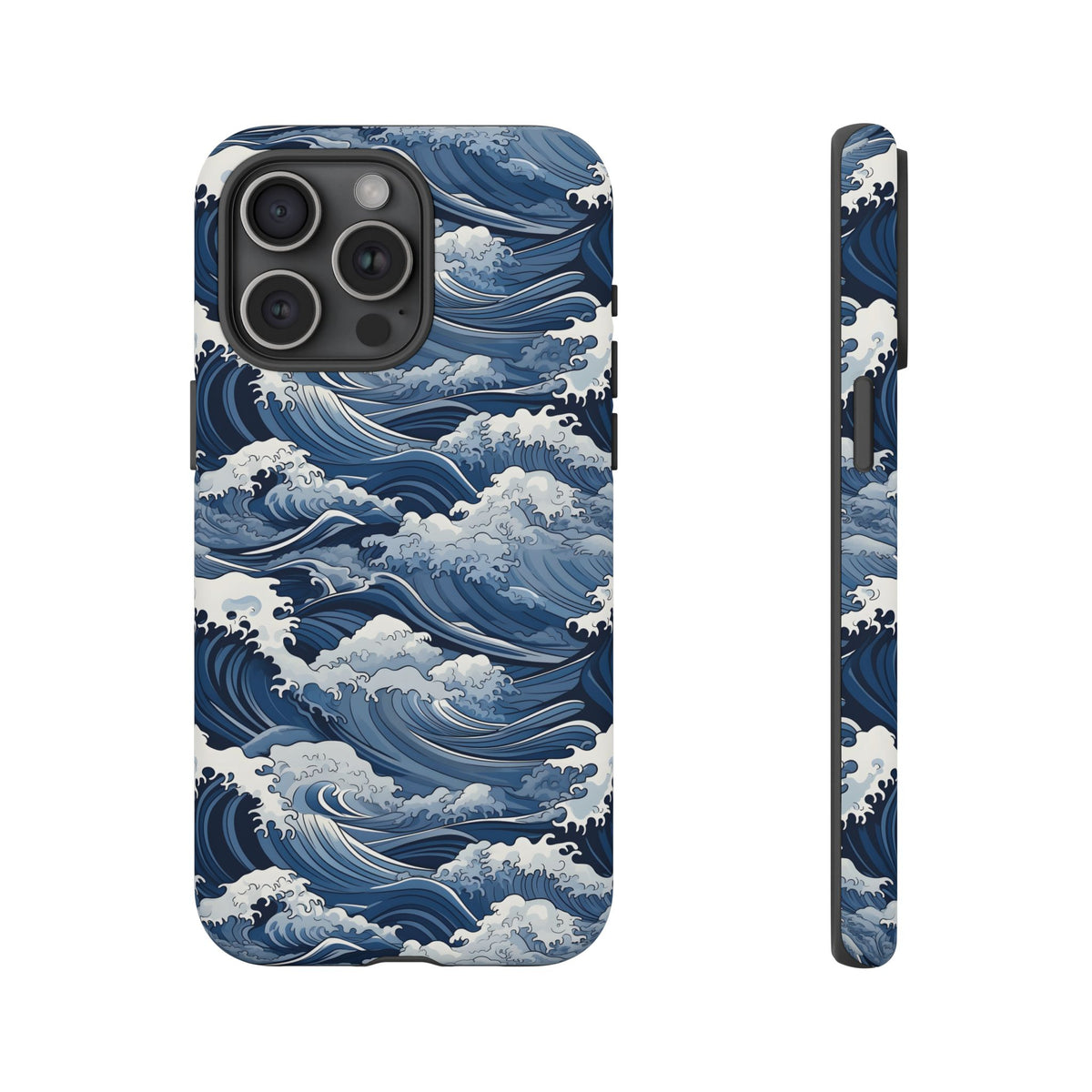 Japanese Waves Phone Case – Embrace Timeless Elegance with Classic Design