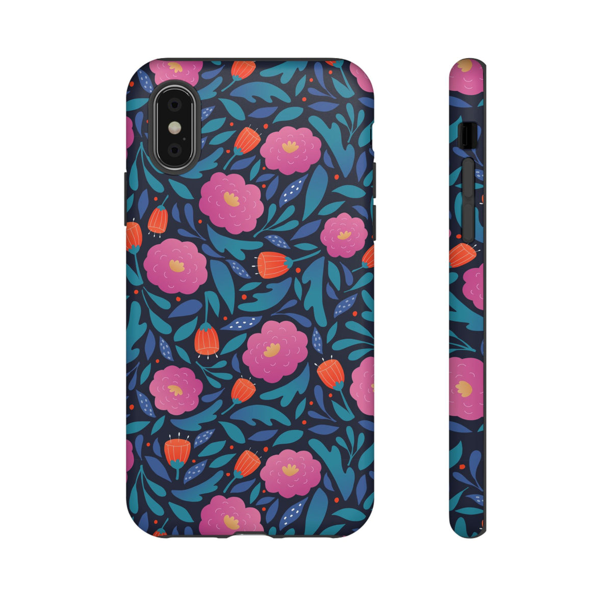 Colorful Little Flower Design Phone Case – Bright and Cheerful Floral Phone Cover 2