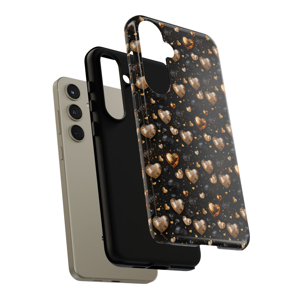 Heart Pattern Phone Case – Stylish & Loving Design for Your Device 233