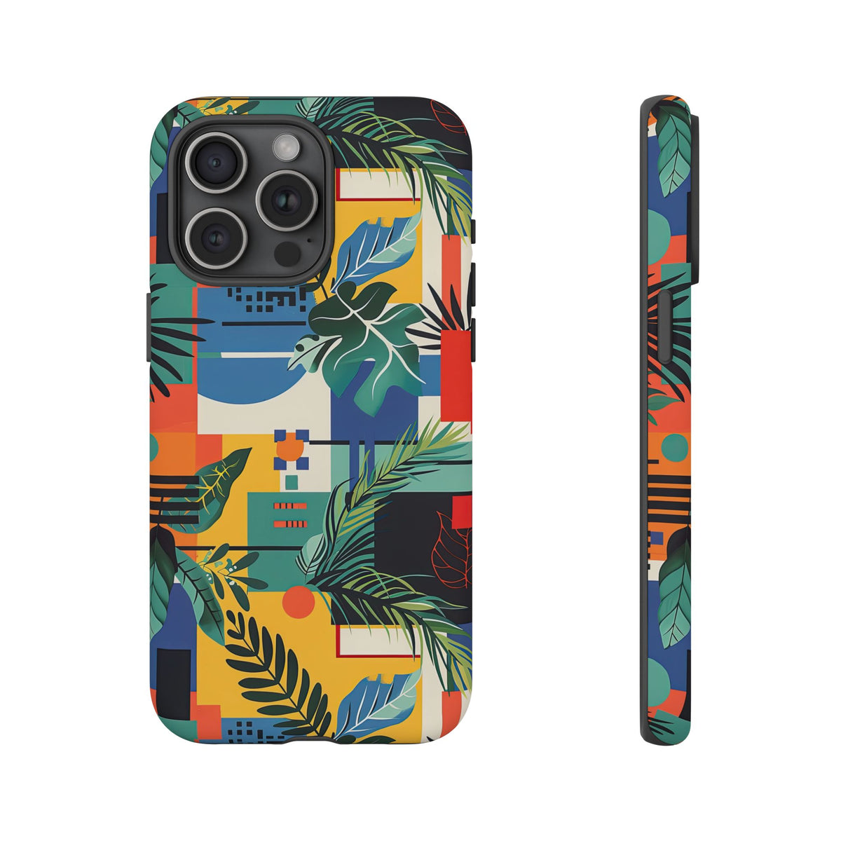 Jungle Collage Phone Case – Vibrant & Durable Nature-Inspired Protection