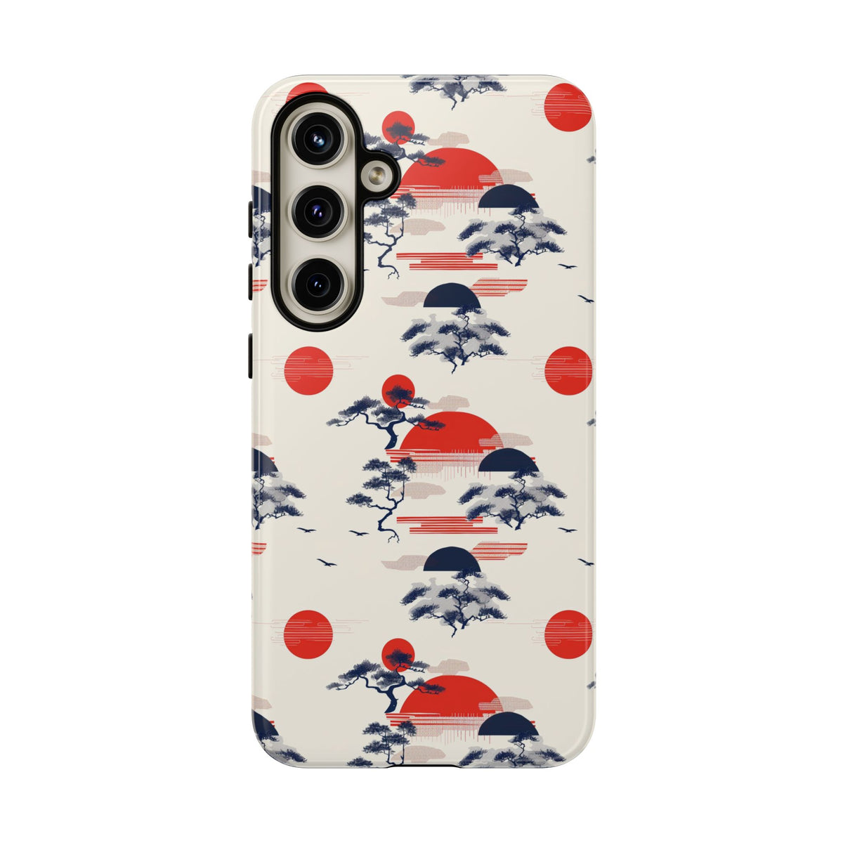 Japanese Pattern Phone Case – Elegant & Timeless Design for Your Phone 047