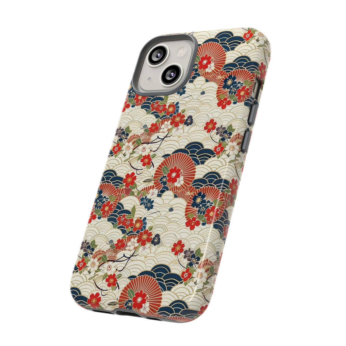 Japanese Pattern Phone Case – Elegant & Timeless Design for Your Phone 124