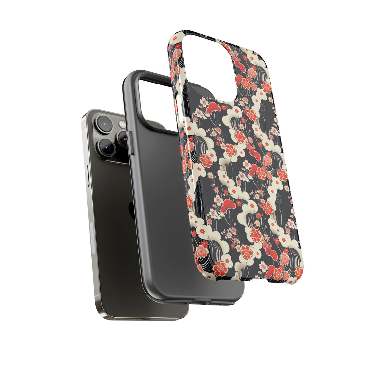 Japanese Pattern Phone Case – Elegant & Timeless Design for Your Phone 478