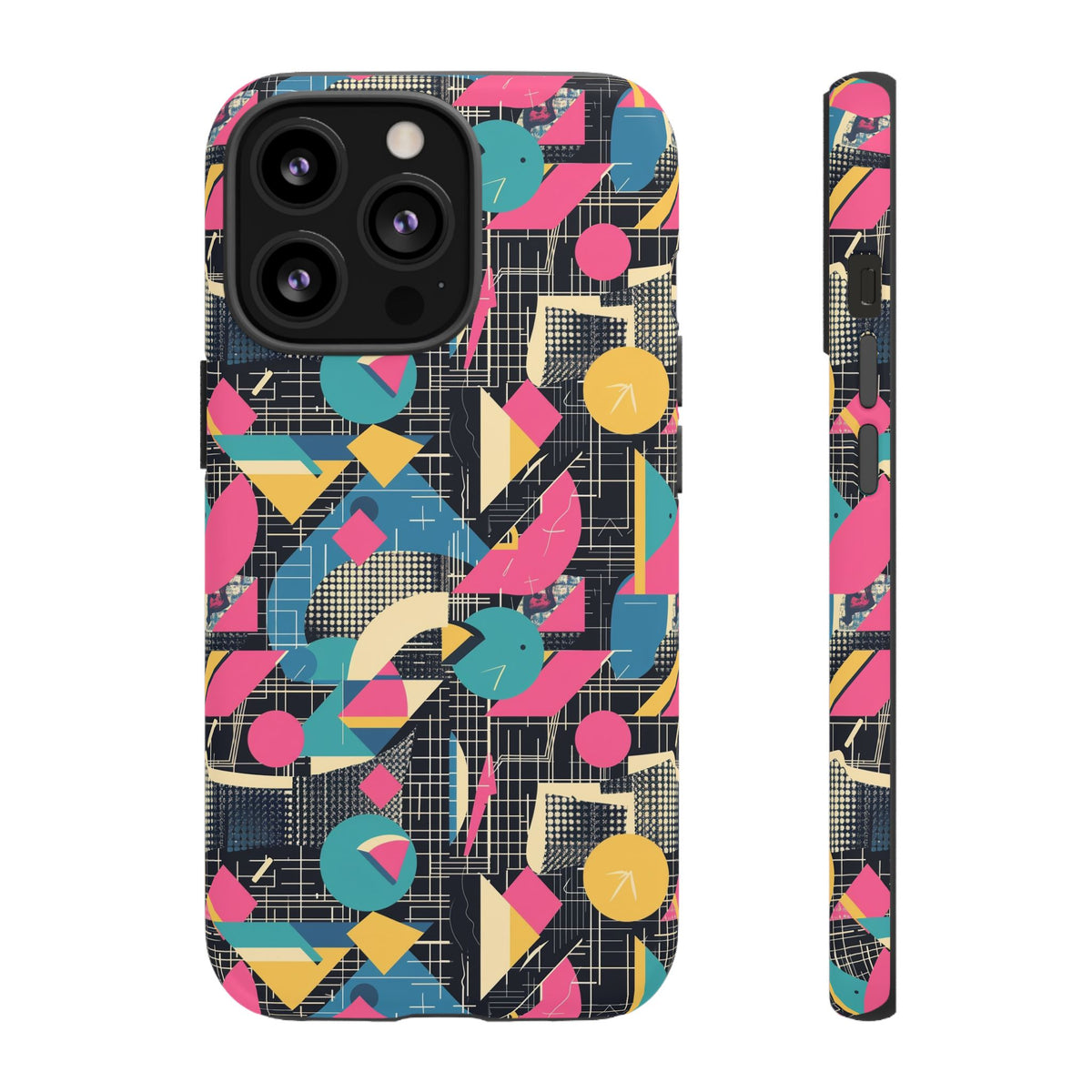 Retro 80s Seamless Phone Case – Vintage Style Meets Modern Protection 266